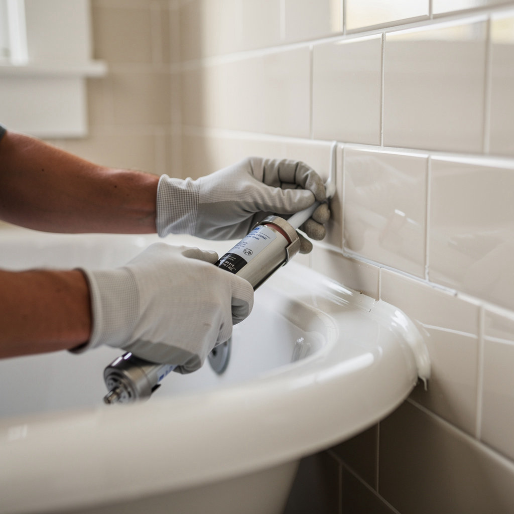 Bathcrest of Santa Barbara County & Crestline Refinishing team demonstrating quality craftsmanship and customer focus in bathroom remodeling